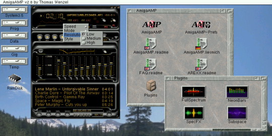 AmigaAMP Workbench